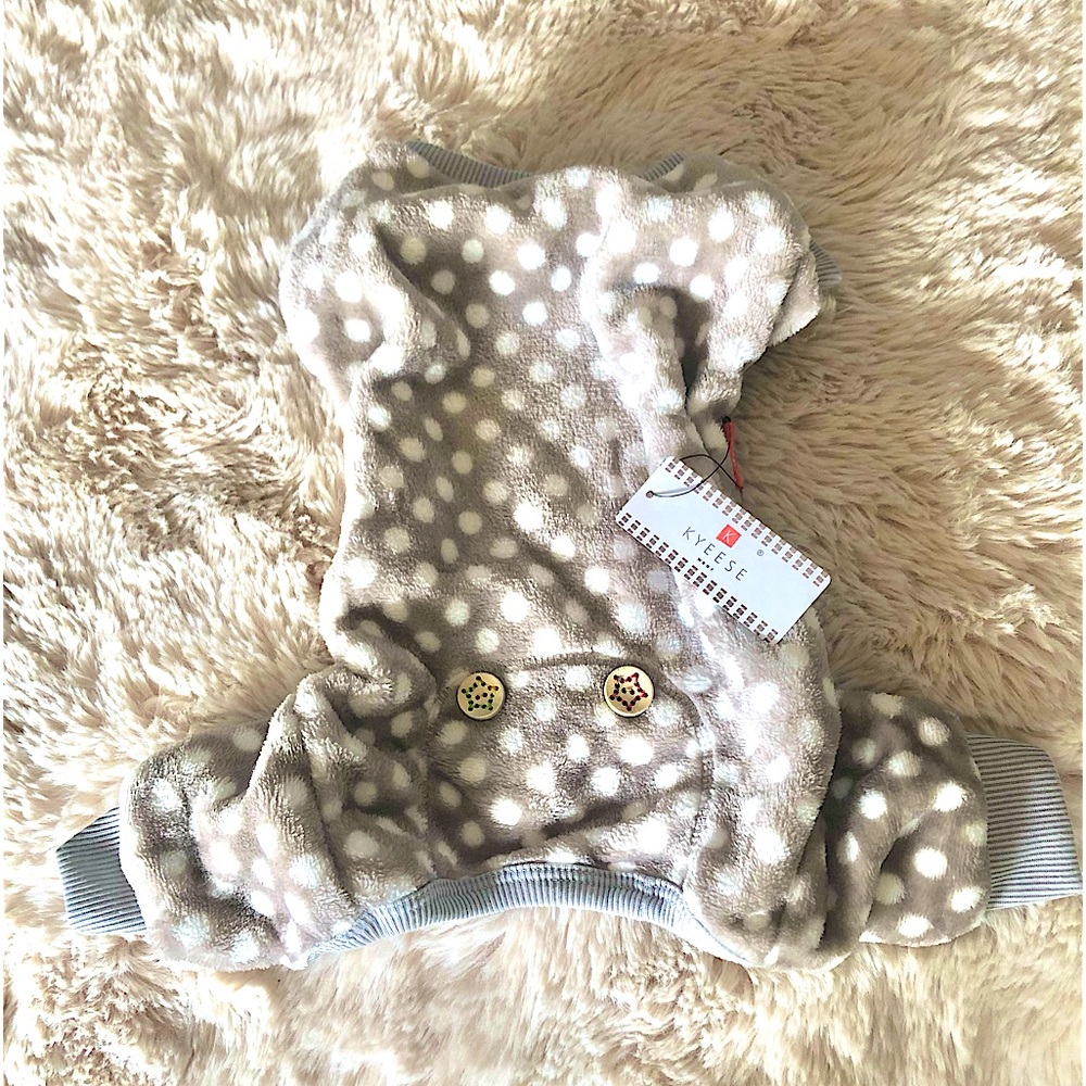 Brand new Small Kyeese wear winter fleece onesie for pup.